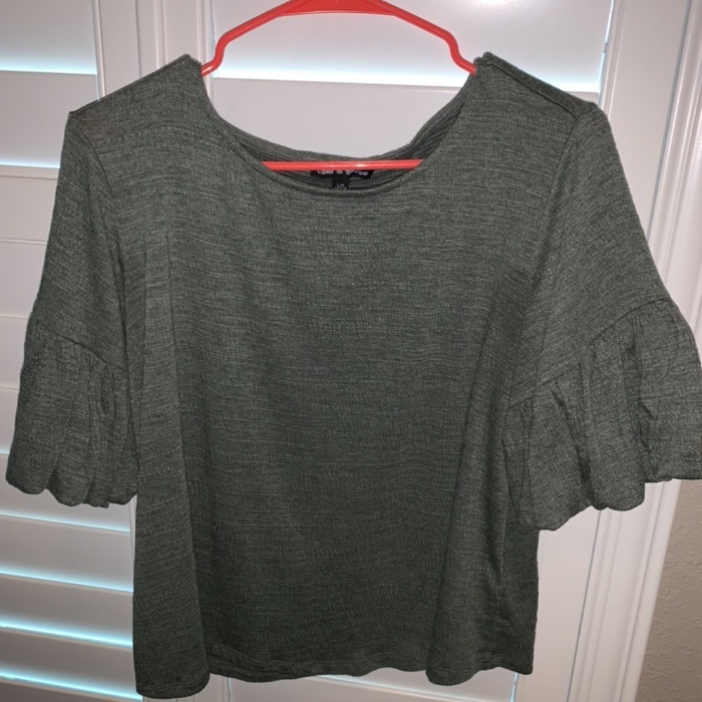 Olive Green Blouse